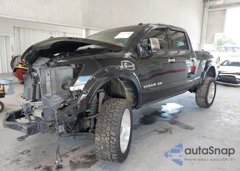 2017 Nissan Titan Xd Platinum Reserve Diesel из США, поврежденный, VIN 1N6BA1F43HN522302